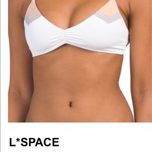 Lspace / l*space white bikini top